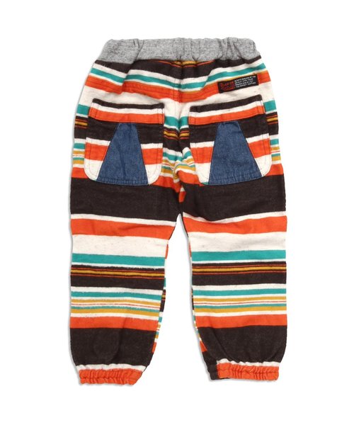 BREEZE（ブリーズ）の「先染めジョガーパンツ(10分丈)（その他パンツ・キッズ・ネイビー/イエロー/チャコール・140/120/100/80/95/90/110/130）」の6枚目の写真