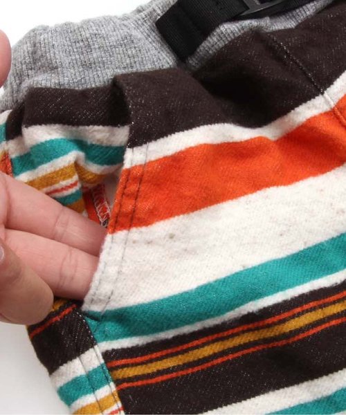 BREEZE（ブリーズ）の「先染めジョガーパンツ(10分丈)（その他パンツ・キッズ・ネイビー/イエロー/チャコール・140/120/100/80/95/90/110/130）」の10枚目の写真