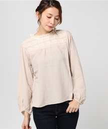 POU DOU DOU | レースヨークフリルブラウス(シャツ/ブラウス)
