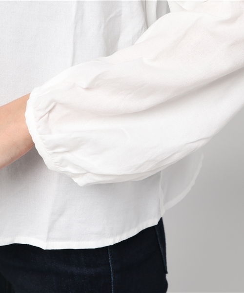 POU DOU DOU（プードゥドゥ）の「レースヨークフリルブラウス（シャツ/ブラウス・レディース・ピンク/アイボリー/ブラック・3）」の9枚目の写真