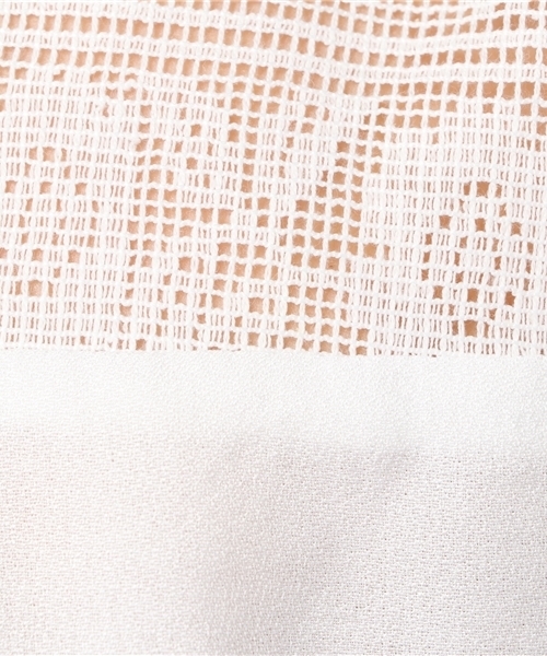 POU DOU DOU（プードゥドゥ）の「レースヨークフリルブラウス（シャツ/ブラウス・レディース・ピンク/アイボリー/ブラック・3）」の11枚目の写真