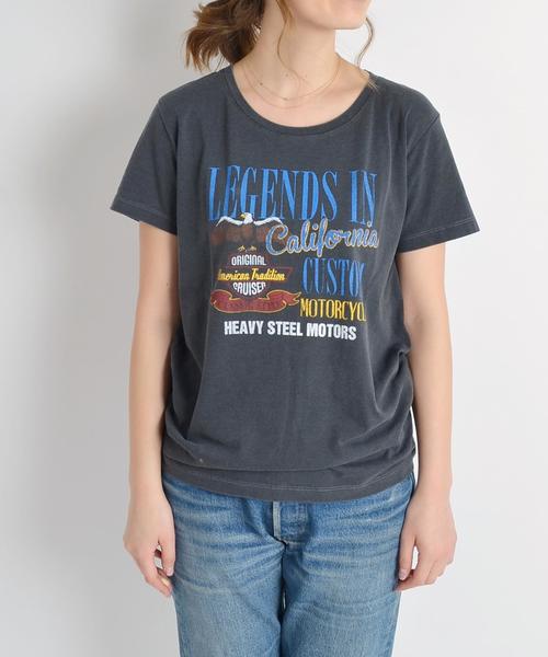 SHIPS（シップス）の「プリントTee◇（Tシャツ/カットソー・レディース・ブラック/ブラック系その他/オフホワイト/ブラック系その他2/グレー系その他・ONE SIZE）」の6枚目の写真