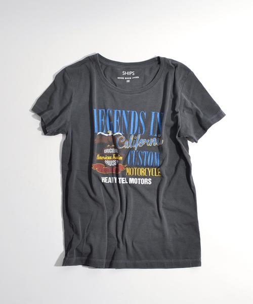 SHIPS（シップス）の「プリントTee◇（Tシャツ/カットソー・レディース・ブラック/ブラック系その他/オフホワイト/ブラック系その他2/グレー系その他・ONE SIZE）」の10枚目の写真