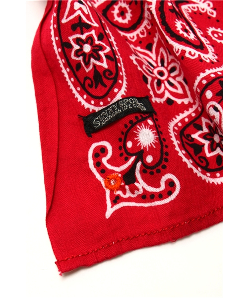 SHIPS(シップス)の「SUNNY SPORTS: BANDANA SCARF(ストール/ショール・メンズ・レッド/ネイビー・ONE SIZE)」の3枚目の写真