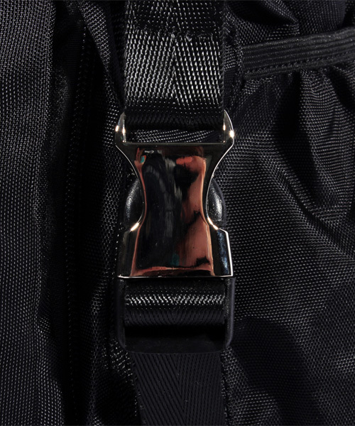 ８(eight)（エイト）の「スクエア リュックサック リュック ナイロン（バックパック/リュック・メンズ・グレー/ブラック/ホワイト・FREE）」の13枚目の写真