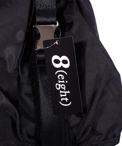 ８(eight)（エイト）の「スクエア リュックサック リュック ナイロン（バックパック/リュック・メンズ・グレー/ブラック/ホワイト・FREE）」の19枚目の写真