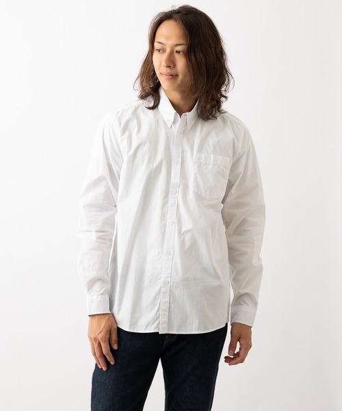 merc london(メルクロンドン)の「コットンプレーンシャツ(シャツ/ブラウス・メンズ・ホワイト/ブラック・LARGE/MEDIUM/X-SMALL/SMALL/X-LARGE)」の2枚目の写真