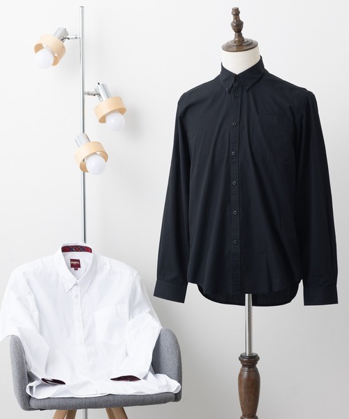 merc london(メルクロンドン)の「コットンプレーンシャツ(シャツ/ブラウス・メンズ・ホワイト/ブラック・LARGE/MEDIUM/X-SMALL/SMALL/X-LARGE)」の11枚目の写真
