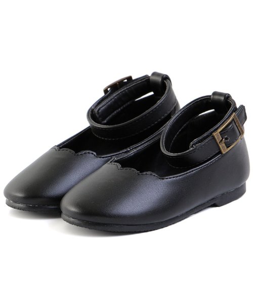 apres les cours（アプレレクール）の「2WAYワンストラップパンプス（パンプス・キッズ・ベージュ/ブラック/グリーン・15 /18/16/19/20/14/17）」の2枚目の写真