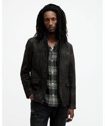 ALLSAINTS MENS�i�I�[���Z�C���c�����Y�j�́uSURVEY LTHR BLAZER | ���C�������O�u���U�[�i�e�[���[�h�W���P�b�g�j�v