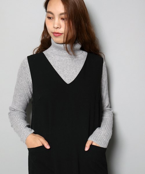 MARBLE WALTS（マーブルワルツ）の「ジャンパースカート（ジャンパースカート・レディース・ネイビー/グレー/ブラック・M/L）」の13枚目の写真