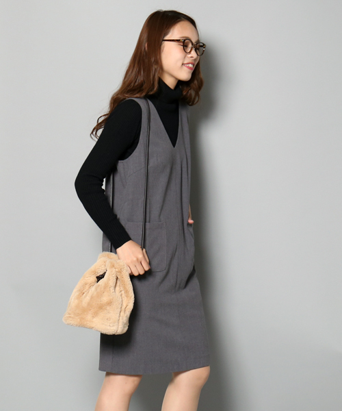 MARBLE WALTS（マーブルワルツ）の「ジャンパースカート（ジャンパースカート・レディース・ネイビー/グレー/ブラック・M/L）」の18枚目の写真