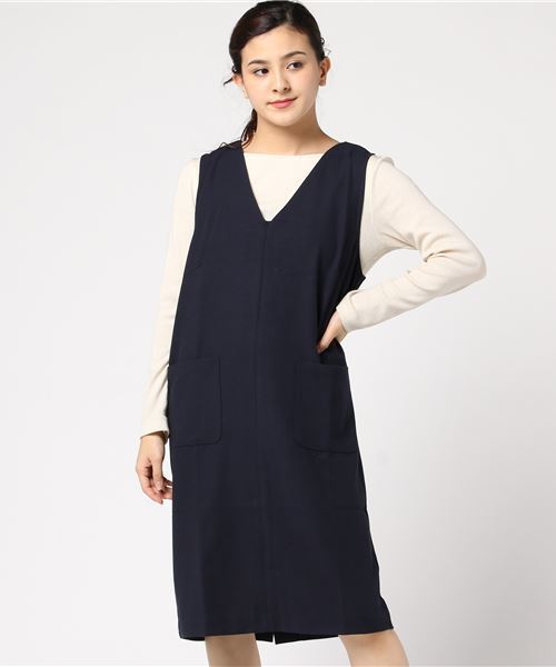 MARBLE WALTS（マーブルワルツ）の「ジャンパースカート（ジャンパースカート・レディース・ネイビー/グレー/ブラック・M/L）」の16枚目の写真