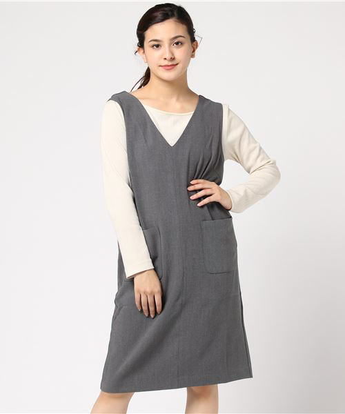 MARBLE WALTS（マーブルワルツ）の「ジャンパースカート（ジャンパースカート・レディース・ネイビー/グレー/ブラック・M/L）」の12枚目の写真