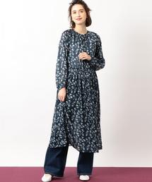 green label relaxing | CF Deveaux(デヴォー) レトロフラワー マキシ ワンピース(ワンピース)