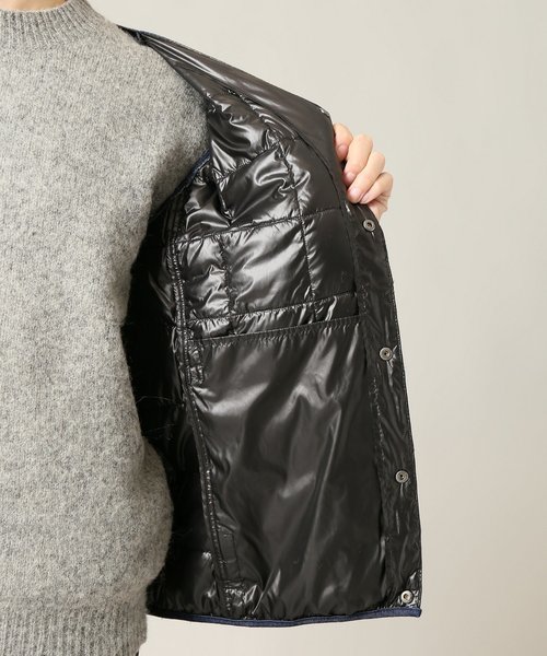 417 EDIFICE（フォーワンセブンエディフィス）の「◇TAION / タイオン V NECK DENIM BUTTON ダウンベスト（ダウンベスト・メンズ・ネイビー/ブルー系その他・SMALL/MEDIUM/LARGE/X-LARGE）」の16枚目の写真