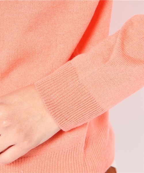 WEGO（ウィゴー）の「綿タッチアクリルVネックLSカーディガン（カーディガン/ボレロ・レディース・グリーン/グリーン系その他/ブルー/ネイビー/イエロー/ピンク/レッド・FREE）」の13枚目の写真