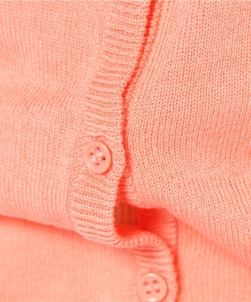 WEGO（ウィゴー）の「綿タッチアクリルVネックLSカーディガン（カーディガン/ボレロ・レディース・グリーン/グリーン系その他/ブルー/ネイビー/イエロー/ピンク/レッド・FREE）」の14枚目の写真