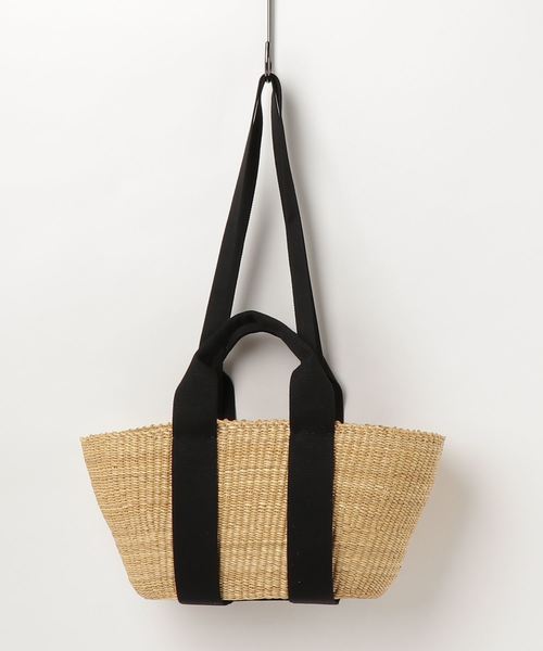 MUUN(ムーニュ)の「MUUNかごバッグ GEORGE(かごバッグ・レディース・ブラック×ブラック・FREE)」の6枚目の写真