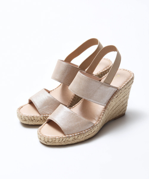 PICHE ABAHOUSE（ピシェ アバハウス）の「ジュートウェッジサンダル（サンダル・レディース・シャンパン/ブラック/パープル/カーキ・39/37/38/35/36）」の4枚目の写真