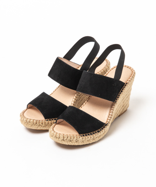 PICHE ABAHOUSE（ピシェ アバハウス）の「ジュートウェッジサンダル（サンダル・レディース・シャンパン/ブラック/パープル/カーキ・39/37/38/35/36）」の2枚目の写真