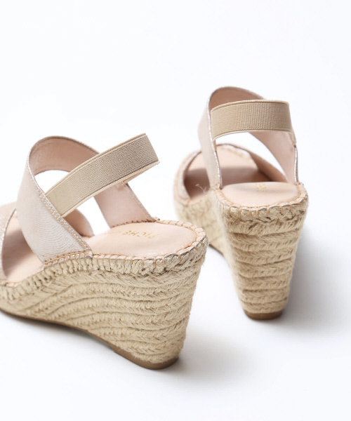 PICHE ABAHOUSE（ピシェ アバハウス）の「ジュートウェッジサンダル（サンダル・レディース・シャンパン/ブラック/パープル/カーキ・39/37/38/35/36）」の9枚目の写真