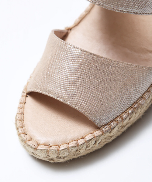 PICHE ABAHOUSE（ピシェ アバハウス）の「ジュートウェッジサンダル（サンダル・レディース・シャンパン/ブラック/パープル/カーキ・39/37/38/35/36）」の11枚目の写真