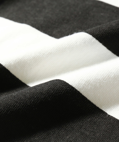 devirock（デビロック）の「プリントボーダー長袖Tシャツ カットソー（Tシャツ/カットソー・キッズ・ブラック/ネイビー/レッド・100cm/110cm/120cm/130cm/140cm/150cm/160cm）」の8枚目の写真