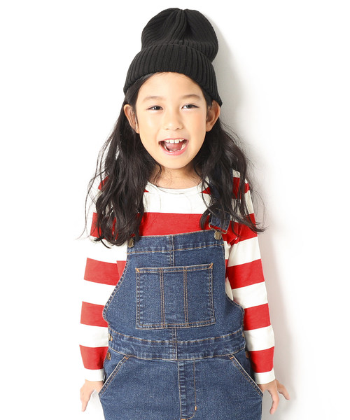 devirock（デビロック）の「プリントボーダー長袖Tシャツ カットソー（Tシャツ/カットソー・キッズ・ブラック/ネイビー/レッド・100cm/110cm/120cm/130cm/140cm/150cm/160cm）」の19枚目の写真