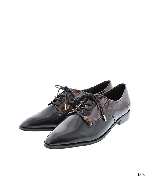 RANDA（ランダ）の「レースアップベーシックシューズ（ドレスシューズ・レディース・ブラック/ブラックミックス/ベージュ系その他・LL/S/M/L）」の3枚目の写真