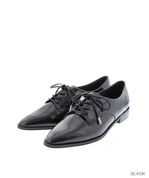 RANDA（ランダ）の「レースアップベーシックシューズ（ドレスシューズ・レディース・ブラック/ブラックミックス/ベージュ系その他・LL/S/M/L）」の4枚目の写真
