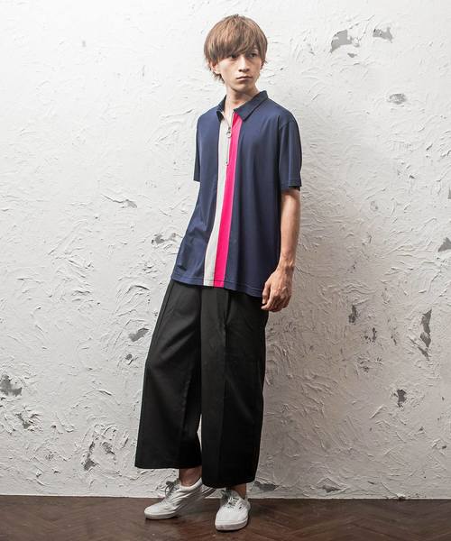 MinoriTY（マイノリティ）の「Ｔ/Ｒガウチョパンツ（その他パンツ・メンズ・ブラック/ネイビー/グレー・M/L/XL）」の4枚目の写真