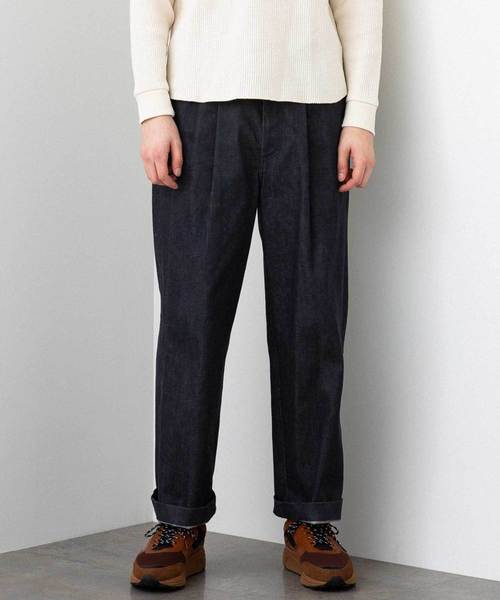 UNITED TOKYO（ユナイテッドトウキョウ）の「リジットワンタックデニムワイドパンツ（デニムパンツ・メンズ・ネイビー・1/2/3）」の18枚目の写真