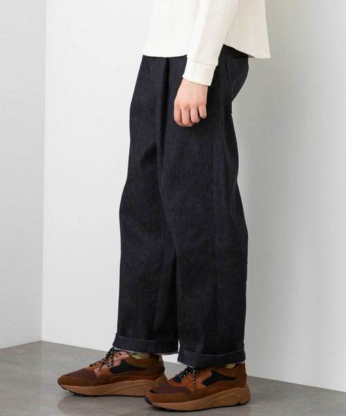 UNITED TOKYO（ユナイテッドトウキョウ）の「リジットワンタックデニムワイドパンツ（デニムパンツ・メンズ・ネイビー・1/2/3）」の17枚目の写真