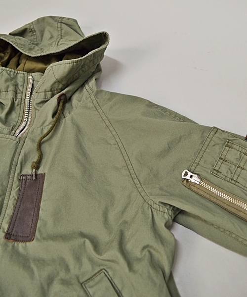Alpha Industries(アルファインダストリーズ)の「ALPHA(アルファ)×SHIPS GENERAL SUPPLY: 別注 コットン/N-2B■(ミリタリージャケット・メンズ・オリーブ/ネイビー・SMALL/MEDIUM/LARGE)」の16枚目の写真