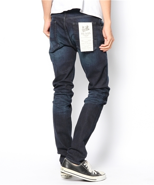 BEAMS(ビームス)の「□BEAMS / スリム ストレッチ デニム(デニムパンツ・メンズ・ブラック/インディゴブルー・SMALL/MEDIUM/LARGE/X-LARGE)」の4枚目の写真