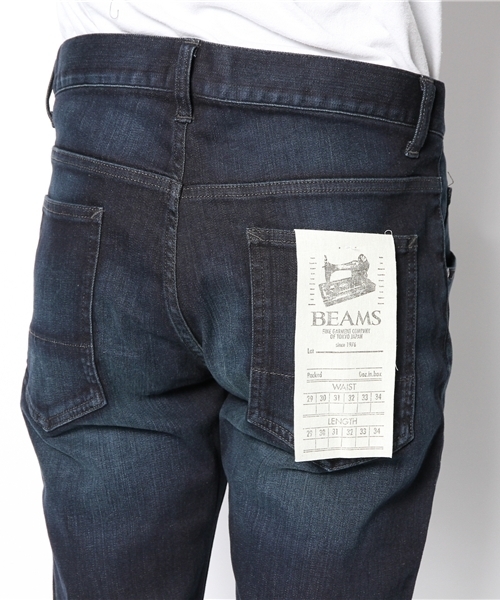 BEAMS(ビームス)の「□BEAMS / スリム ストレッチ デニム(デニムパンツ・メンズ・ブラック/インディゴブルー・SMALL/MEDIUM/LARGE/X-LARGE)」の6枚目の写真