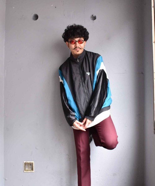Reebok(リーボック)の「【ヴィンテージ古着】90's Reebok/リーボック フルジップ ナイロンジャケット(ナイロンジャケット・メンズ・ブラック・LARGE)」の5枚目の写真