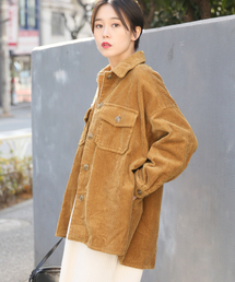 LOWRYS FARM | 【WEB限定アイテム】コーデュロイＣＰＯジャケット　825324(その他アウター)