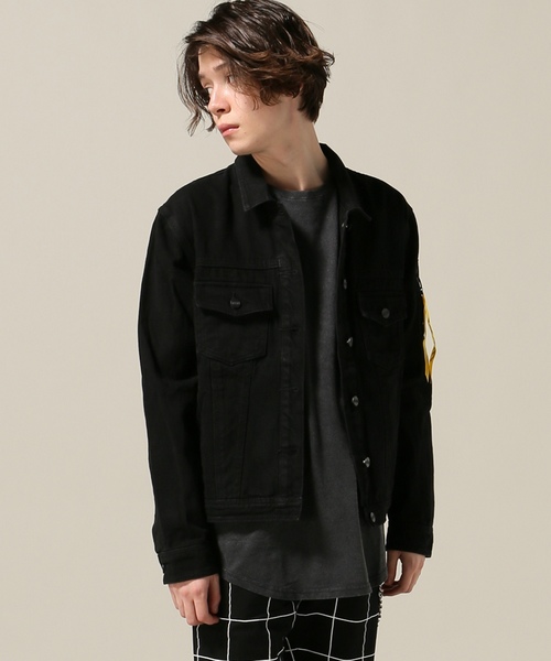 JOINT WORKS(ジョイントワークス)の「NANA JUDY VIPER DENIM JACKET(デニムジャケット・メンズ・ブラック・MEDIUM/LARGE)」の1枚目の写真