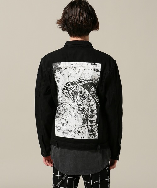 JOINT WORKS(ジョイントワークス)の「NANA JUDY VIPER DENIM JACKET(デニムジャケット・メンズ・ブラック・MEDIUM/LARGE)」の15枚目の写真