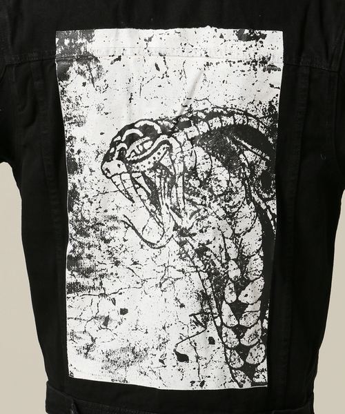 JOINT WORKS(ジョイントワークス)の「NANA JUDY VIPER DENIM JACKET(デニムジャケット・メンズ・ブラック・MEDIUM/LARGE)」の6枚目の写真
