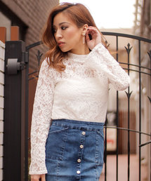 LIPSERVICE | インナーSETレーシーモックトップス(シャツ/ブラウス)