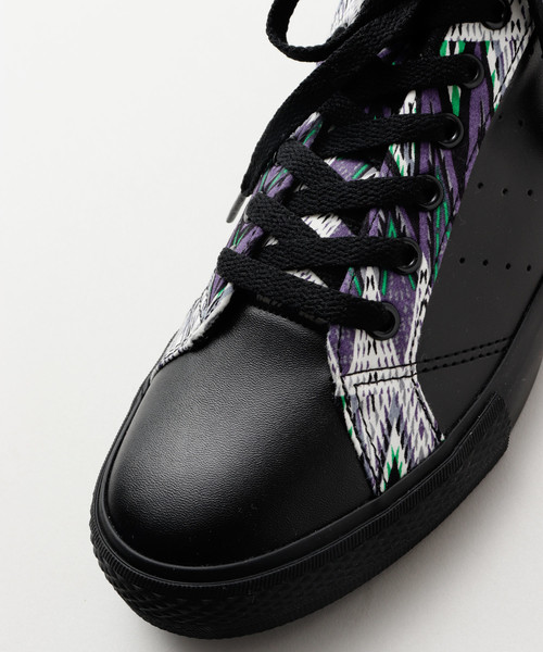 チャイハネ（チャイハネ）の「【チャイハネ】織り柄プリントスニーカー レディースサイズ（スニーカー・レディース・ホワイト/ブラック・M/L）」の6枚目の写真