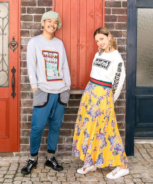 チャイハネ（チャイハネ）の「【チャイハネ】織り柄プリントスニーカー レディースサイズ（スニーカー・レディース・ホワイト/ブラック・M/L）」の14枚目の写真