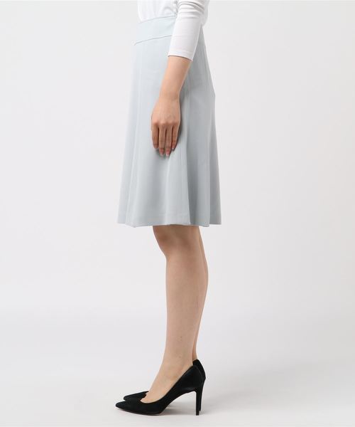 NARACAMICIE（ナラカミーチェ）の「《セットアップスーツ対応》ナチュラルストレッチフレアスカート（スカート・レディース・ブラック/グレー・SMALL/MEDIUM/LARGE）」の5枚目の写真