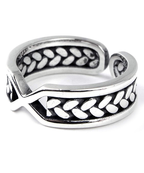 7JEWELRY（セブンジュエリー）の「7JEWELRY リーフリング（リング・メンズ・シルバー・FREE）」の3枚目の写真