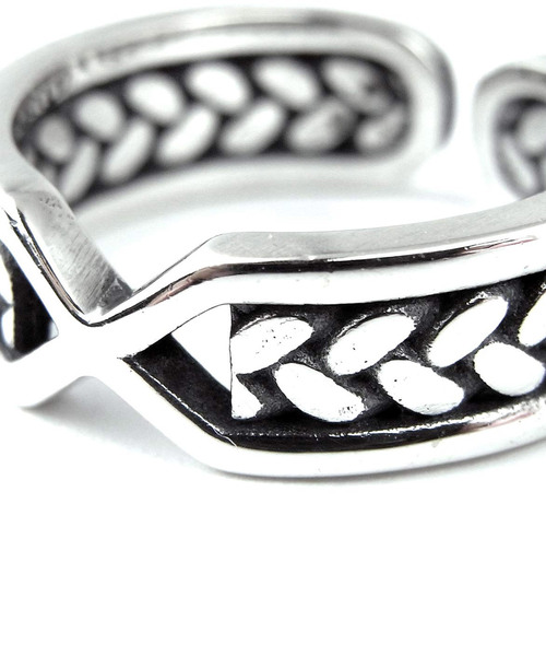 7JEWELRY（セブンジュエリー）の「7JEWELRY リーフリング（リング・メンズ・シルバー・FREE）」の5枚目の写真