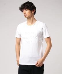 凸エンボスロゴ半袖Tシャツ