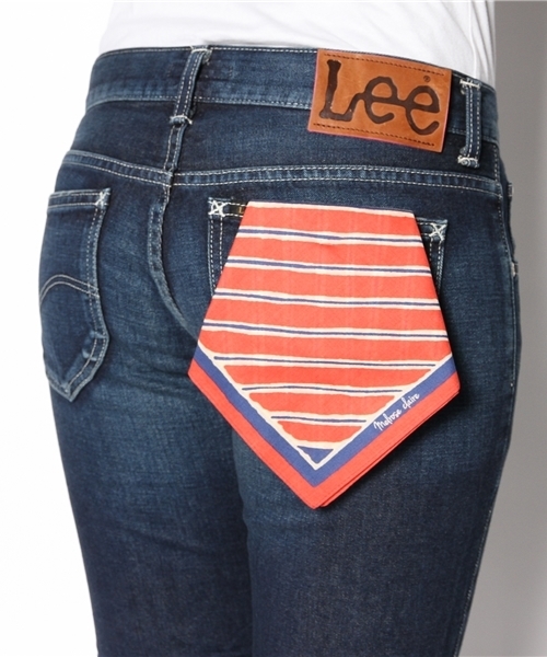 Lee（リー）の「【LEE4月号掲載】Leeアンクルスキニーデニムパンツ（デニムパンツ・レディース・インディゴブルー/ライトインディゴブルー/ホワイト・MEDIUM/X-SMALL/SMALL/LARGE）」の6枚目の写真